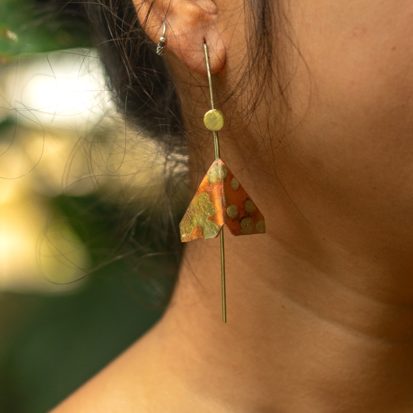 Triangle Moth – Earrings