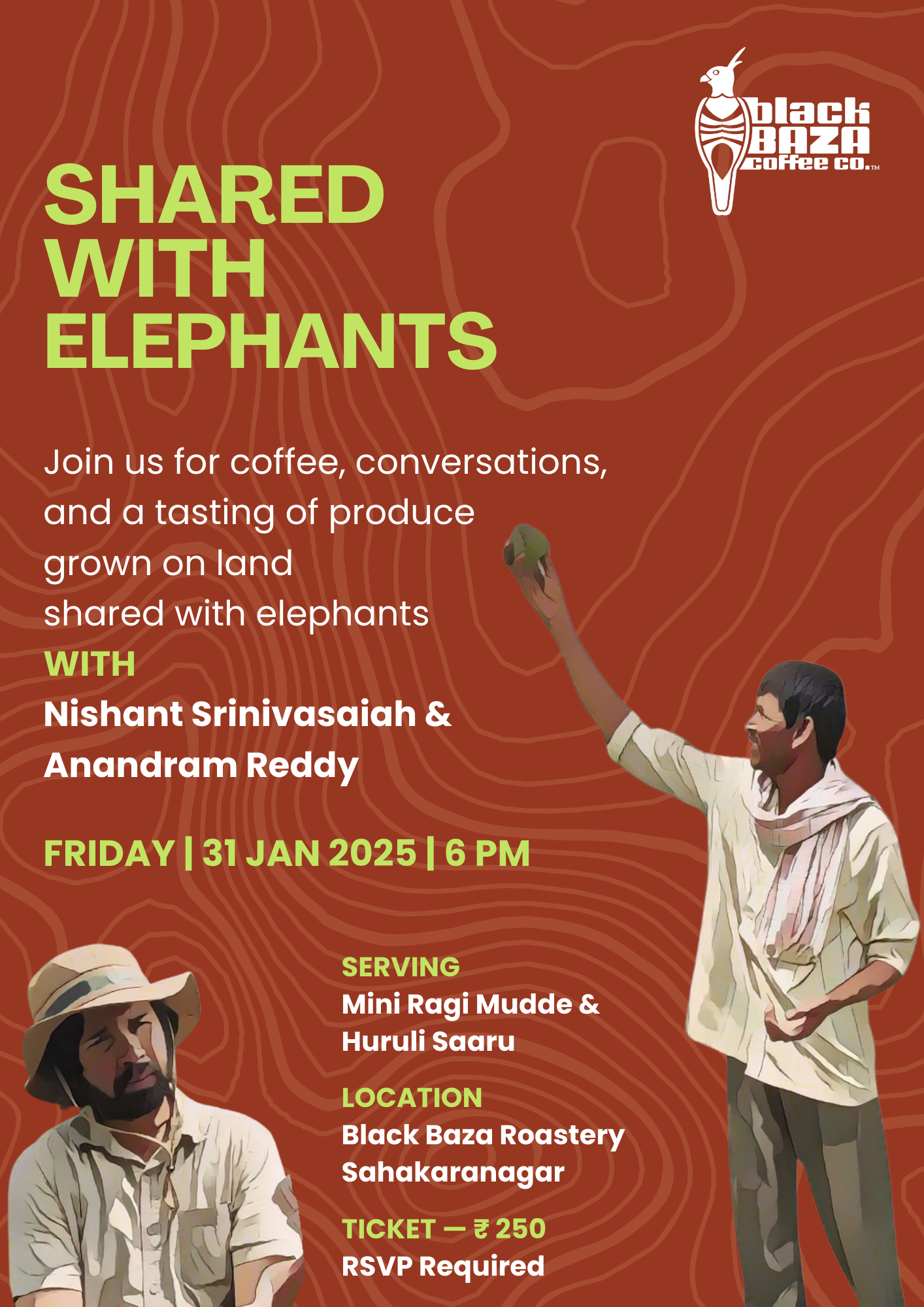 Elephas Coffee Shared with Elephants – Black Baza Coffee Co.