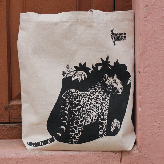 Black Baza Tote Bags