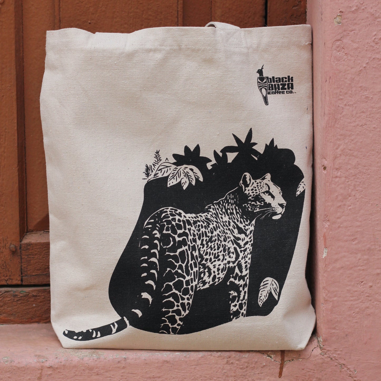 Black Baza Tote Bags