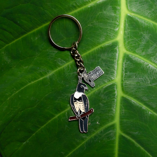 Wild Keepsakes: Black Baza Keyring